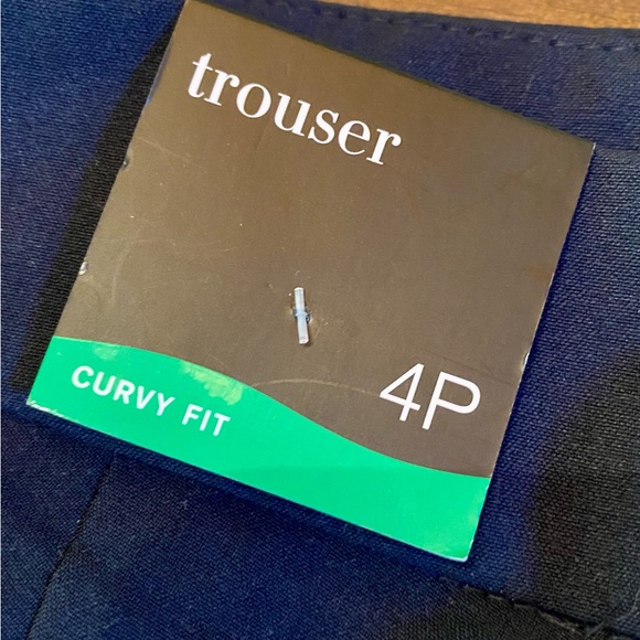 ✨Alfani Trouser Curvy Fit Navy Petite✨ NWT - Picture 5 of 12